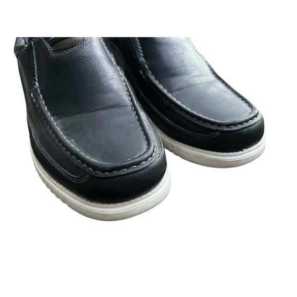 Crepuscolo SZ 7 M Men's Leather Moc Toe Loafers Slip On Shoes White Sole Preppy - Picture 4 of 7